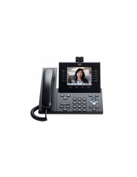 CISCO UC Phone 9951, Charcoal, Slm Hndst with Camera
