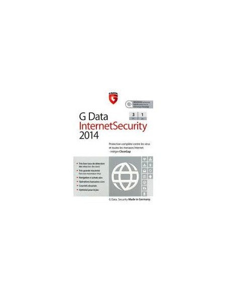 G Data InternetSecurity 2014 - 1 an - 1 Pc