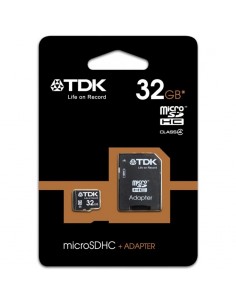 TDK MICRO SDHC 32GB Class 4 (with SD adapter)