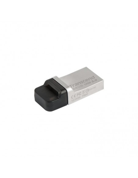 TRANSCEND OTG 32GB JetFlash 880 - Silver Plating