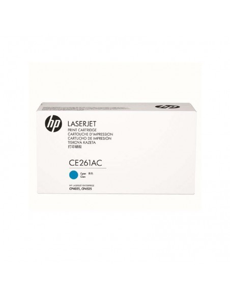 HP Cyan CE261AC LaserJet Print Cartridge