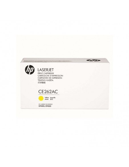 HP Yellow CE262AC LaserJet Print Cartridge