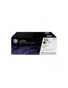 TONER HP LaserJet Q2612A Dual Pack Noir