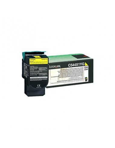 C544, X544 TONER Jaune très haute capacité (4K) (C544X1YG)