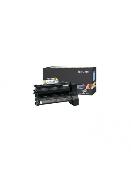 C752, C762, X752e, X762e TONER Jaune (6K) (15G041Y)