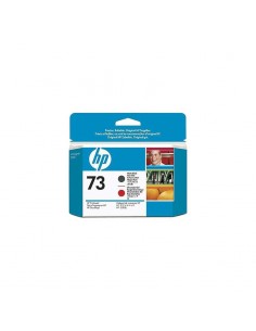 HP 73 Matte noir and Chromatic Red tete d'impression (CD949A)