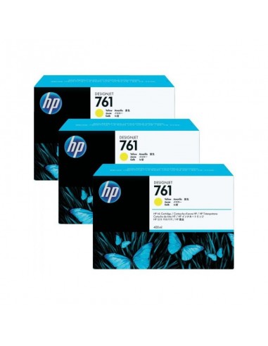 HP 761 3x400ml Yellow Cartouche (CR270A)