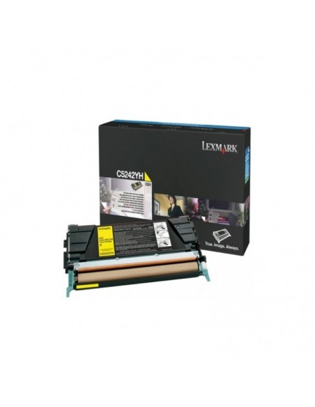 C524, C532, C534 TONER Jaune haute capacité (5K) (C5242YH)