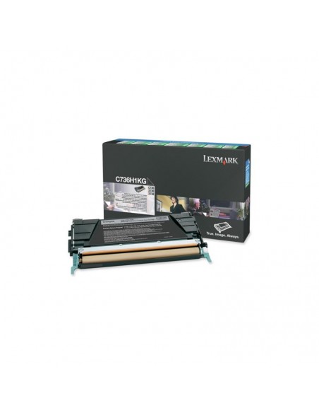 C736,X736,X738 TONER Noir haute capacité (12K) (C736H1KG)