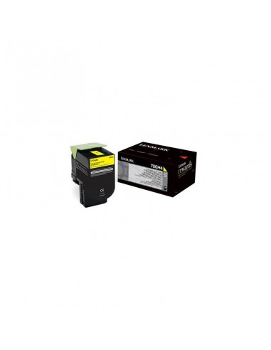 800H4 CX410 TONER Jaune haute capacité (3K) (80C0H40)