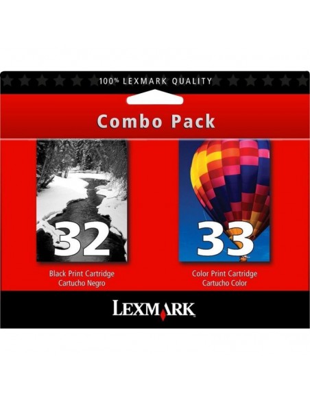 N°32, N°33 Combo Pack cartouches (noir et couleur)