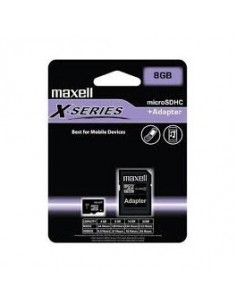 MAXELL Carte Micro SDHC Xseries CL4 + Adaptateur SD