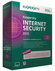 Kaspersky Internet Security 2015 pour PC 1 poste