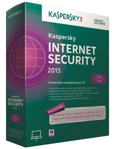 Kaspersky Internet Security 2015 pour PC 1 poste