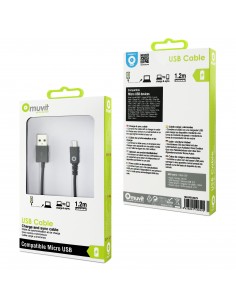 Cable USB-Lightning MFI Apple iPhone 5/5S/5C/iPod Touch 5/iPod Nano 7/iPad Mini/iPad Retina Muvit