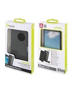 Etui minigel noir Apple Iphone 6 Muvit 2