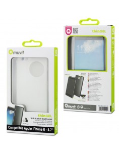 Etui minigel transparent Apple Iphone 6 Muvit 2