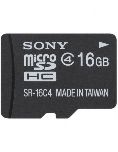 Sony Carte Mémoire Micro SDHC 16GB Réf:SR-16A4/T1+Adaptateur 2