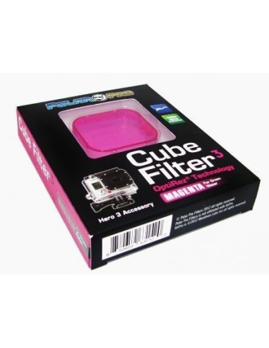 Filtre magenta pour boîtier de plongée et boitier standard HERO3