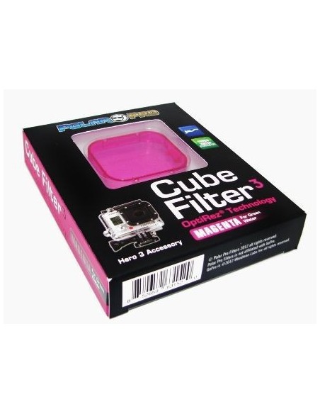 Filtre magenta pour boîtier de plongée et boitier standard HERO3