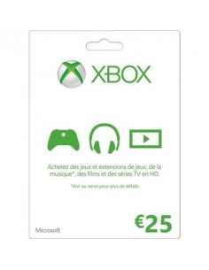 XONE CARTE LIVE 25 EUROS 2