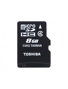 MicroSD M102 8 Go Class4 noir avec adaptateur 2
