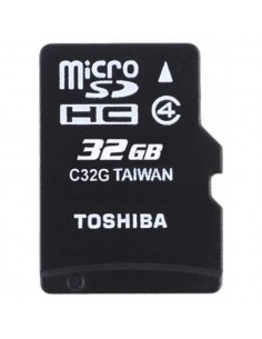 MicroSD M102 32 Go Class4 noir avec adaptateur 2