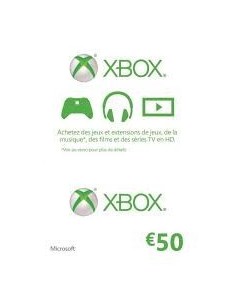 XONE CARTE LIVE 50 EUROS 2