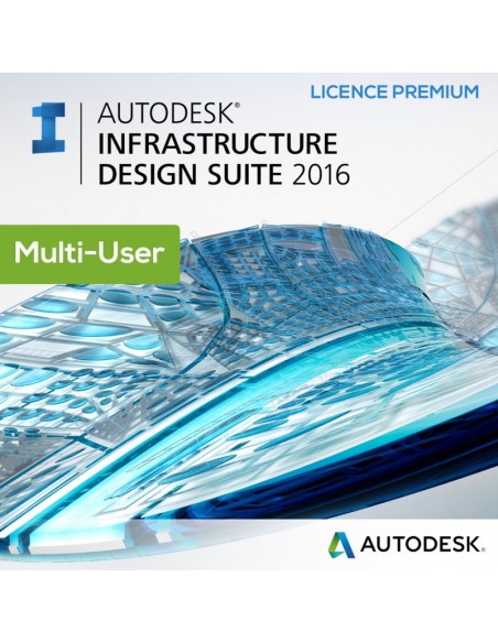 Licence Autodesk Infrastructure Design Suite Premium 2016 - Multi-User