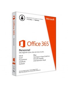 Microsoft Office 365 Personnel - Licence d'abonnement ( 1 an ) - Pour un 1 PC ou Mac + 1 tablette