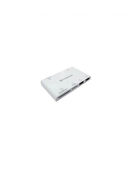 TRANSCEND Multi Card Reader P7, White(Card Reader + HUB) (TS-RDP7W)