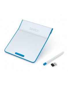 Wacom Bamboo Pad (Touch pad) sans fil avec stylet numérique - Blue (CTH-300B)
