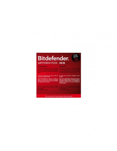 Bitdefender Antivirus plus 2016 OEM - 1 an 1 PC (O-FBDAVP6X1P001)