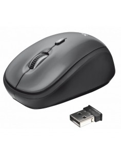 Mini Souris Sans Fil Trust Yvi Optique pour PC - Gris 2