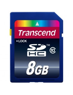 Carte mémoire Transcend 8GB Class 10 SDHC (TS8GSDHC10)