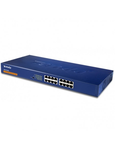 Switch Non Administrable Tenda TEG1016G 16 ports Gigabit 10/100/1000 Mbps - 19\" rackable