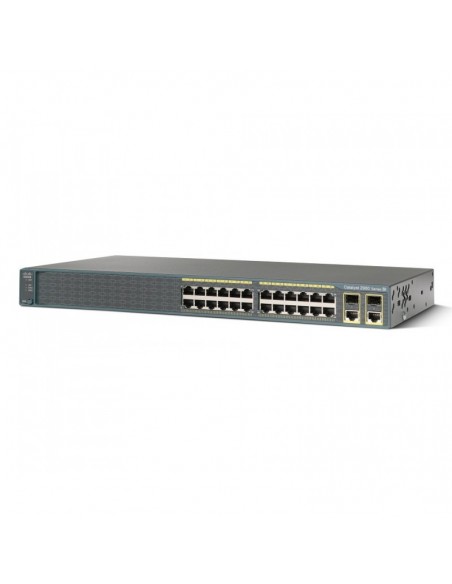 Switch administrable Cisco Catalyst 2960 - 24 ports 10/100 + 2T/SFP avec LAN Lite