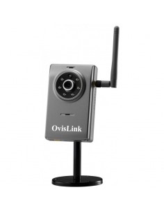 Caméra IP OvisLink fixe sans fil avec vision nocturne