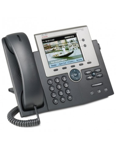 Téléphone VoIP Cisco Unified 7945G avec Écran TFT 5\" - PoE 2 lignes