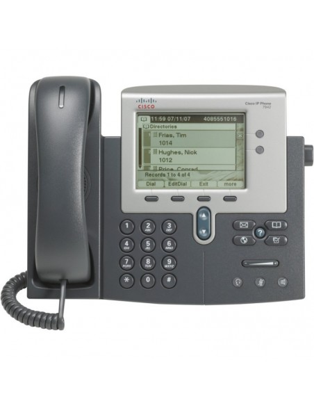 Téléphone VoIP Cisco Unified 7942G avec Écran monochrome 5\" - PoE