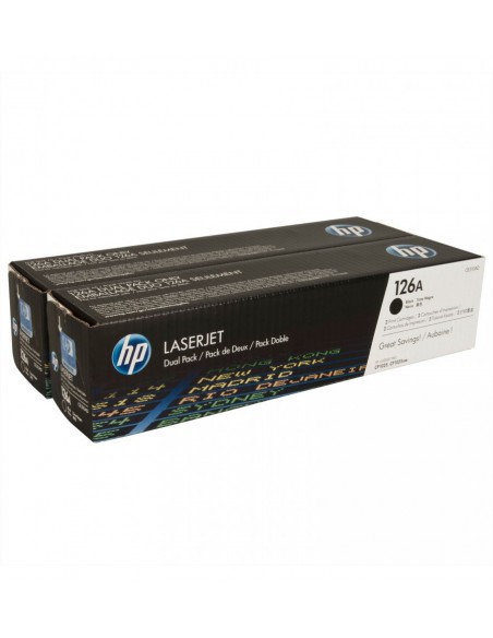 HP 126A Black Dual Pack LaserJet Toner Crtridg/Clr LJ CP1025 (CE310AD)