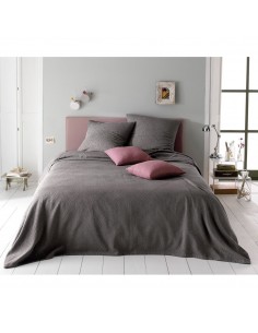 La Redoute Interieurs - Jetée de lit piqué de coton jacquard, INDO beige sable 2