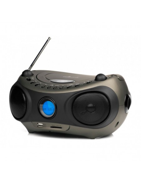 Lecteur CD MP3 Energy Sistem Music Box Z400 Noir (Radio FM et écran LCD rétro éclairé avec USB, Carte SD)