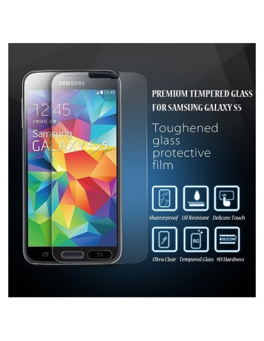 Protection écran Glass-Protector Silicone pour Samsung S5 (0.33 mm)