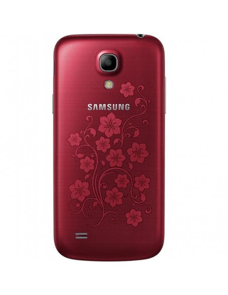 Smartphone SAMSUNG Galaxy S4 Mini - Fleur edition + Pack de 2 étuis orange & vert Offerts