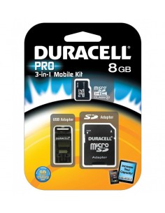 DURACELL Carte Micro SD CL10 3IN 1 8GB (DU-3IN1C1008G-R) 2