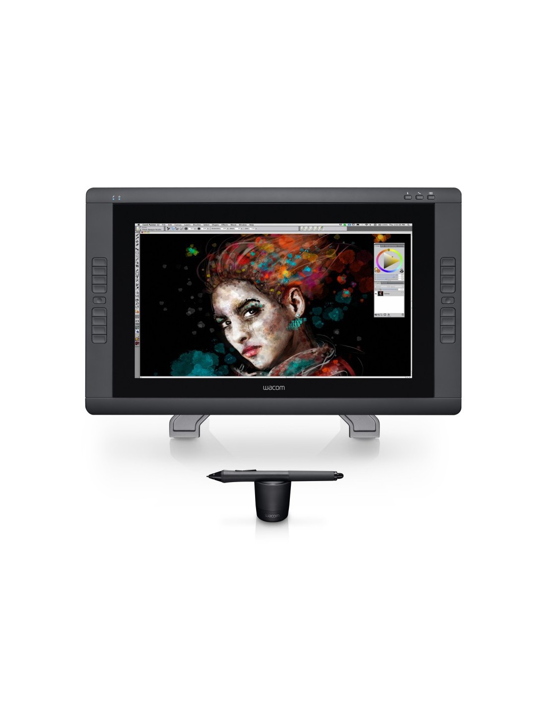 Wacom DTK2200 Cintiq 22HD 21-Inch Pen Display Tablet Black Reverb