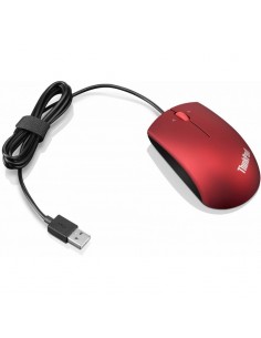Souris filaire Lenovo ThinkPad Precision USB - Rouge (0B47155)