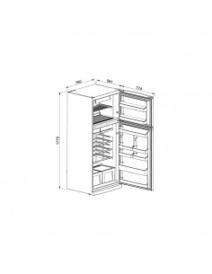 Réfrigérateur FRANKE FCT 480NF XS A+ 2