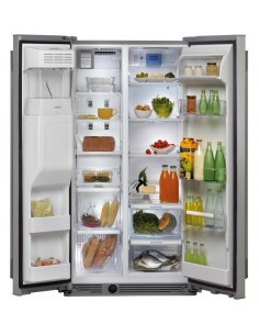 Réfrigérateur SBS WHIRLPOOL 620L INOX 2